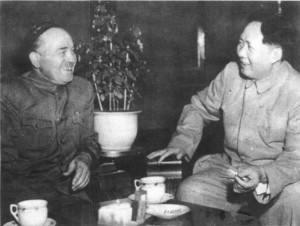 Борһан Шаһиди Мао Цзэдун белән 