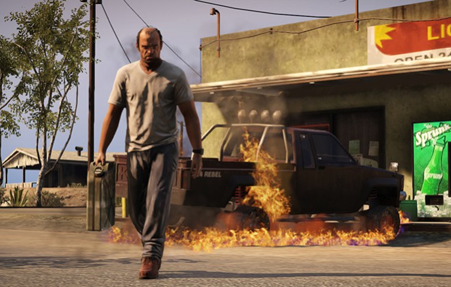 Grand Theft Auto V уеныннан скриншот © Rockstar Games